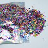 Foluvinzzis Shape Glitter, 2oz Dots Mixed Chunky Glitter Circle Colorful Nail Sequin for Tumblers, Nails, Resin, Cosmetics (Dots Mix)