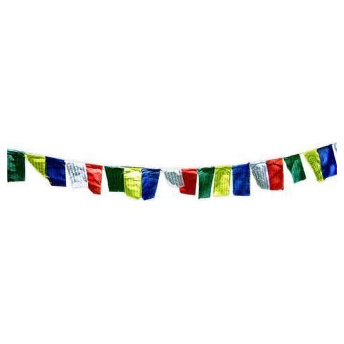 Traditional Tibetan Prayer Flags Small - Set of 5, Fair Trade