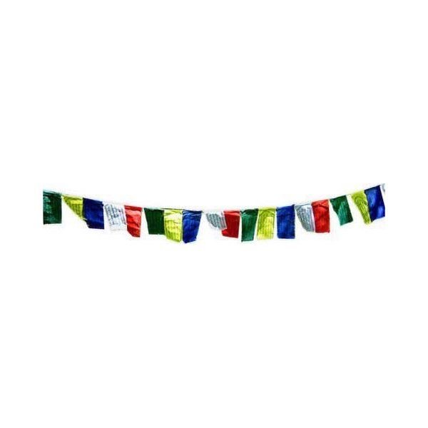 Traditional Tibetan Prayer Flags Small - Set of 5, Fair Trade