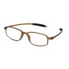 Calabria TR191 Flexie Sport Reading Glasses +6.00 Cream Soda Brown 3 PACK Unisex