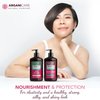 Arganicare Keratin Shampoo and Conditioner Set for Hair Thickening and Strengthening - Moisturizing Hair Treatment Enriched with Organic Argan Oil and Shea Moisture for Men, Women, and Kids | 27 Fl Oz
