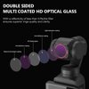 CAPART Star Sross Filter for DJI OSMO Pocket 3, Light Star Lens Filter Magnetic Mounting Aluminum Frame Multi Coated HD Optical Glass (Starburst)
