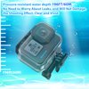 HONGDAK 196ft/60m Waterproof Housing Case for GoPro Hero 12 11 10/9 Black, Protective Underwater Dive Housing Shell with Bracket Accessories for Go Pro Hero12 Hero11 Hero10 Hero9 Action Camera