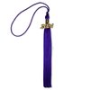 2024 Graduation Tassel with 2024 Gold Charm, Tassels Graduation, Graduation Gift, Tassel for Graduation Cap, Tassel Suitable for Graduation Hat, Purple
