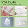 Disposable Arm Rest Tray Liner, Stand Cover with Elastic, Easy to Use for Most Tattoo Trays (11in*12.6in, Week Length 41in)