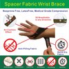 IRUFA,WR-OS-17,3D Breathable Spacer Fabric Wrist Brace, for TFCC Tear- Triangular Fibrocartilage Complex Injuries, Ulnar Sided Wrist Pain, Weight Bearing Strain, One PCS (Spacer Fabric)