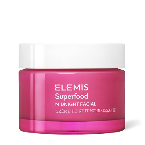 ELEMIS Superfood Midnight Facial, 50ml – Prebiotic Sleeping Night Cream for Face, Nourish, Moisturize, Replenish & Revive Dry Skin, Overnight Hydrating Skincare for All Skin Types, Face Moisturizer