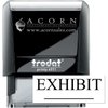 Business Stamp - Black Ink Self-Inking Exhibit Stamp, Ideal for Law Clerks - Durable, and Easy to Use - 1/2 x 1-1/2 Size - Ideal for Professional Legal Documentation and Office Use