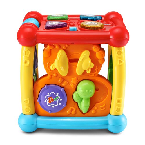 VTech Busy Learners Activity Cube (Frustration Free Packaging) 6.22 x 6.22 x 6.46 Inches