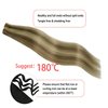 Tape in Hair Extensions, 100% Real Human Hair 18 Inch 40g, Ash Blonde Mixed Bleach Blonde Seamless Skin Weft Long Straight Highlight Silky Straight 20pcs.