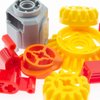 ASTEM 836PCS Technic-Parts Building-Block MOC Technical-Vehicles-Gears Technical Lots Pack Bulk Toys Accessories Pieces Sets, Chain Link Pins Connector Joints Bricks