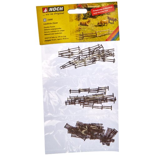 Noch 33095 Rural Fences 53Sect 170Cm N Scale Model Kit