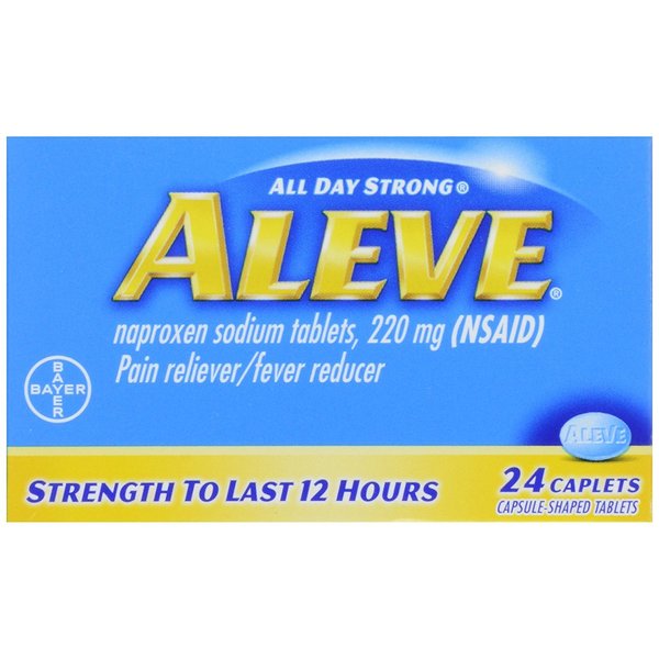 Aleve All Day Strong Pain Reliever Caplets, 24-ct