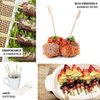 Efavormart 100 Pack - 6" Eco Friendly Paddle Shaped Bamboo Skewers, Cocktail Picks