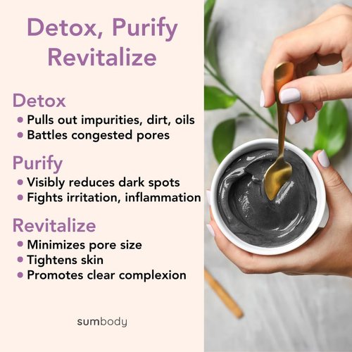 Deep Pore Detoxifying Charcoal Cleanser Vegan Skincare, Blackhead Remover, Daily Detoxifying Face Wash for Acne Hydrates Purifies With Bamboo Coconut Charcoals Tea Tree Rosemary For Men Women Teens