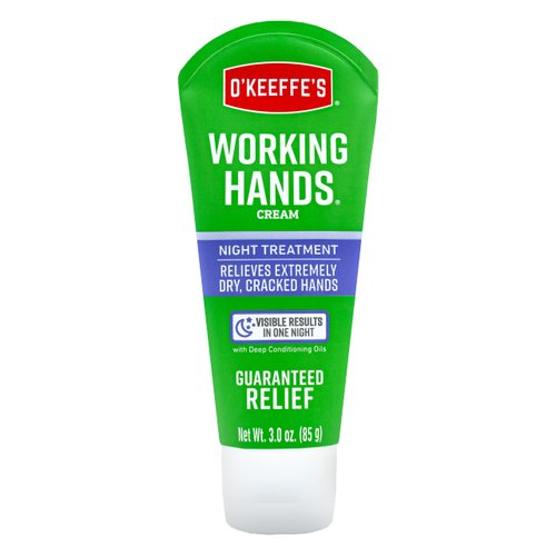 O'Keeffe's Working Hands Night Treatment Hand Cream, 3 oz Tube, (Pack of 1)