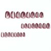 Xenophoer Cat Eye Press on Nails Short Oval Ruby Purple Fake Nails Acrylic Glue on Nails with Silver Glitter Designs Nails Press ons for Women Daily Wear 24 Pcs