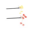 Vctitil 4Pieces Traditional Cute Rabbit Hair Stick Set,Chinese Hanfu Hair Retro Handmade Wooden Hair Stick Classical Styling Accessories for Women Girls(Red)
