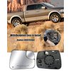 Right Passenger Side Heated Mirror Glass Fit for Dodge Ram 1500 2019 2020 2021, Blind Spot Convex Rear View Mirror Glass with Rear Holder, Replace 68402036AA