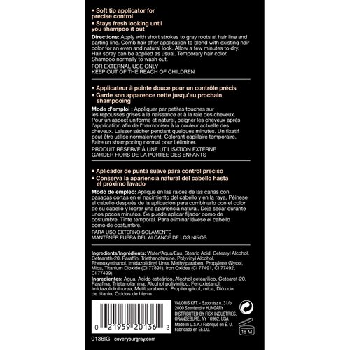 Cover Your Gray Root Touch-Up - Jet Black (Pack of 3)