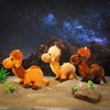 Sosation 9 Pack Camel Stuffed Animal Camel Plush Cute Camel Doll Toy Soft Small Stuffed Camel Hanging Ornaments for Keys Purse Backpack School Bags, DIY Birthday Party Favors, 5.5 x 2 Inches