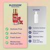 Blossom All Natural, Scented, Organic Plant-Based, Vegan, Cruelty Free, Acetone Free Nail Polish Remover, Infused with Real Flowers, Made in USA, 2 fl. oz., Spring Bouquet