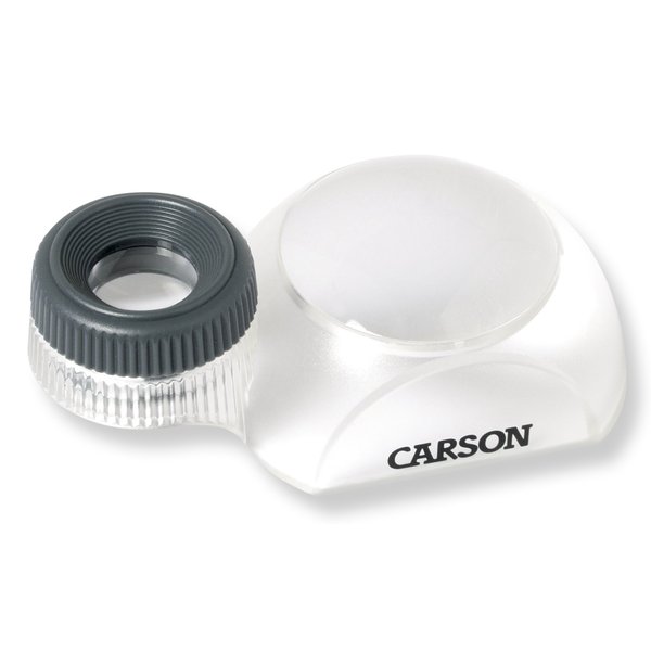 Carson DualView 3x Stand Loupe Magnifier with 12x Focusing Loupe (DV-30)
