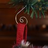 Cualfec Christmas Ornaments Hooks Christmas Tree Hanger Great for Christmas Tree Decoration - 120 / Silver