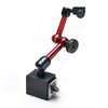 AGPtek 3-Joint Red Adjustable Magnetic Base Holder for Digital Dial Indicator