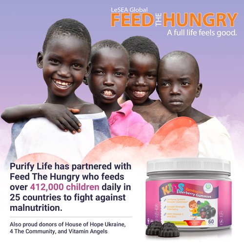 Allergen-Free Elderberry Gummies for Kids (60 Day Supply) Childrens Sambucus Elderberry Gummies with Zinc & Vitamin C - Vegan, Gluten-Free, Nut-Free, Soy-Free Supplement, No Capsules Pills or Tablets