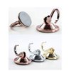 NL HOME Wreath Hangers for Glass Door or Window, 2-Pack Strong Suction Cup Utility Hooks, Antique Gold