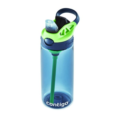 Contigo Kids Straw Water Bottle with AUTOSPOUT Lid, 20oz, Blueberry