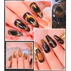 COSMOO 9D Cat Eye Gel Nail Polish, Magnetic Gel Nail Polish with Double Magic Colors Cat Eye Effect (9D Cat Eye Gel-08)