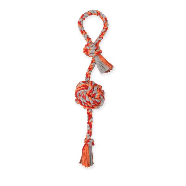 Mammoth Pet Products Flossy Chews Color Monkey Fist Tug, Small, 18-Inch, MultiColored (20092F)