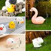 Skylety 100 Pcs Mini Resin Animals Tiny Miniature Animals Mini Animals Figures Tiny Resin Trinkets Marine Aquarium Ornaments Dollhouse Decorations for DIY Tank Potted Garden Landscape Accessory