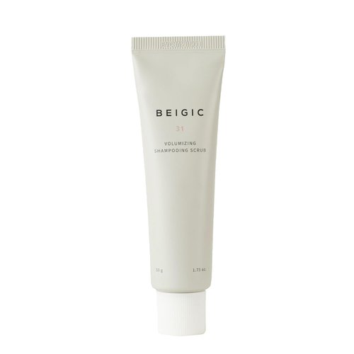 BEIGIC Volumizing Shampooing Scrub | Korean Hair Care Scalp Exfoliator Scrub w/Sacha Inchi Seed Oil, Sea Salt & Mint Menthol | Vegan Hair & Scalp Scrub Clarifying Shampoo | Hair Scrub (1.76 oz)
