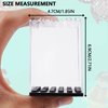 EKIND Acrylic Display Case Compatible for Minifigures, Building Block Toy Models, Buildings Toys Storage, Stackable Removable High Transparency Dustproof Display Case(4PCS)