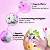 Valentines Day Card with Plush Animal Finger Puppet Toys Sets, 16Pcs Cartoon Hand Puppets for Kids Valentine's Day Preschool Classroom Exchange Prizes, Valentine Theme Party Favor