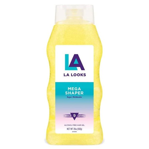 IO-style L.A. LOOKS Styling Gel Mega Mega Hold, 20 oz (Pack of 2)