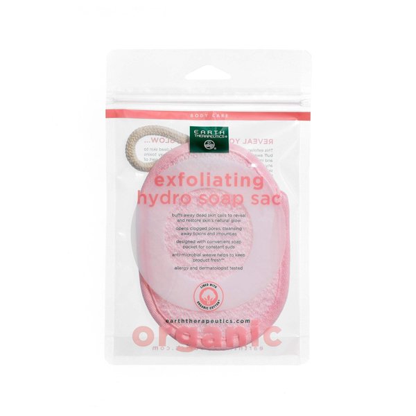 Earth Therapeutics Organic Cotton Exfoliating Hydro Soap Sac