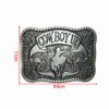MASOP Rodeo Cowboy Up Horse Rider Attitude Belt Buckle Western Classic Buckles