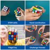Rubik’s Cube, 3x3 Magnetic Speed Cube, Super Fast Problem-Solving Challenging Retro Fidget Toy Travel Brain Teaser, Easter Basket Stuffers, for Adults & Kids Ages 8+