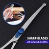 Hair Cutting Scissors Safety Rounded Tips Kids Professional - 6.5” Haircutting Scissor Beard Scissors with Comb, Salon Hair Shears Home Use for Baby,Children,Men,Women,Pet