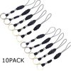 YOUOWO 10 pcs Nylon Lanyards for USB Flash Drive Cell Phone Key iPod mp3 mp4 ID Card Badge Small Electronic Devices Can disassemble Charms Detachable Small Lanyard