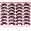 FARRED Natural Lashes Fluffy False Eyelashes 14 Pairs Fake Eyelashes Wispy Lashes Natural Look Short Cat Eye Lash Wispy Volume Eyelash Faux Mink Strip Lashes Pack for Daily Makeup (F18 | 8-14 mm)