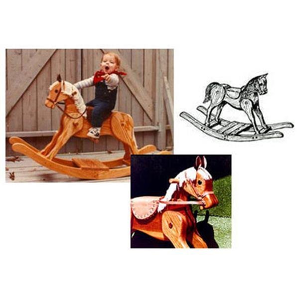 Woodcraft Project Paper Plan to Build Merrilegs Rocking Horse