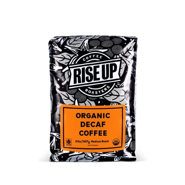Organic Decaffeinated, Certified Fair Trade Organic Coffee, 2 Pound, Whole Bean (Organic Decaffeinated )