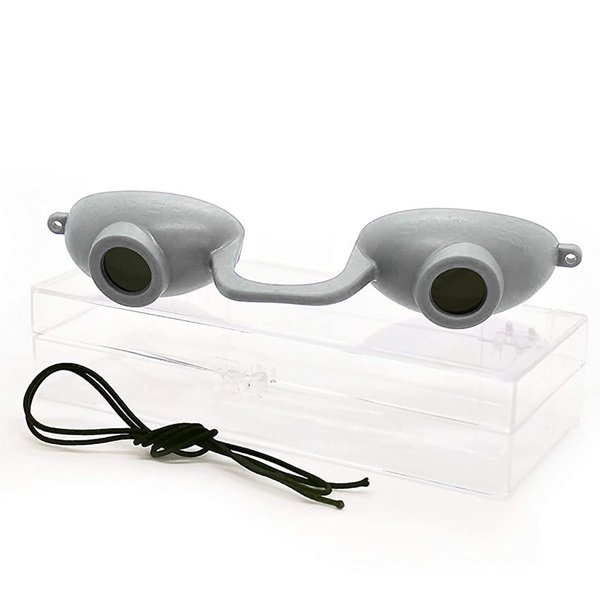 Super Sunnies EVO Flex Tanning Goggles - FDA Compliant Tanning Glasses - UV Tanning Bed Goggles For Tanning Eye Protection - Allows Visibility - With a Clear Case/Box (Lavender)