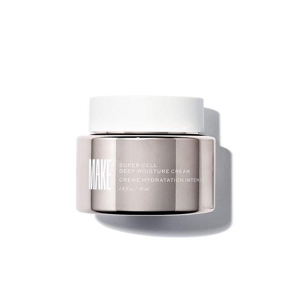 MAKE Super Cell Deep Moisture Cream – Moisturizing, Plumping and Firming Cream – Soothing Daily Face Moisturizer – Hydrating Skincare with Abyssinian Oil, 1.6 Fl Oz