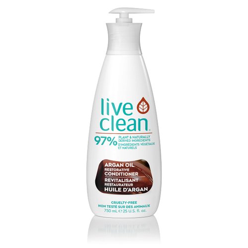 Live Clean Argan Oil Conditioner, 750-Milliliter